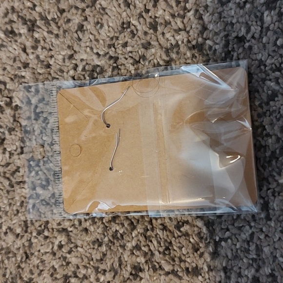 Silver and Green Tree Of Life Dangle Earrings - Picture 2 of 2